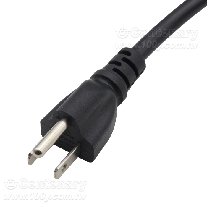 18AWG(0.824mm2) USA Style 3-Conductor Power Cord VED 1.8M - 163036 Product Image