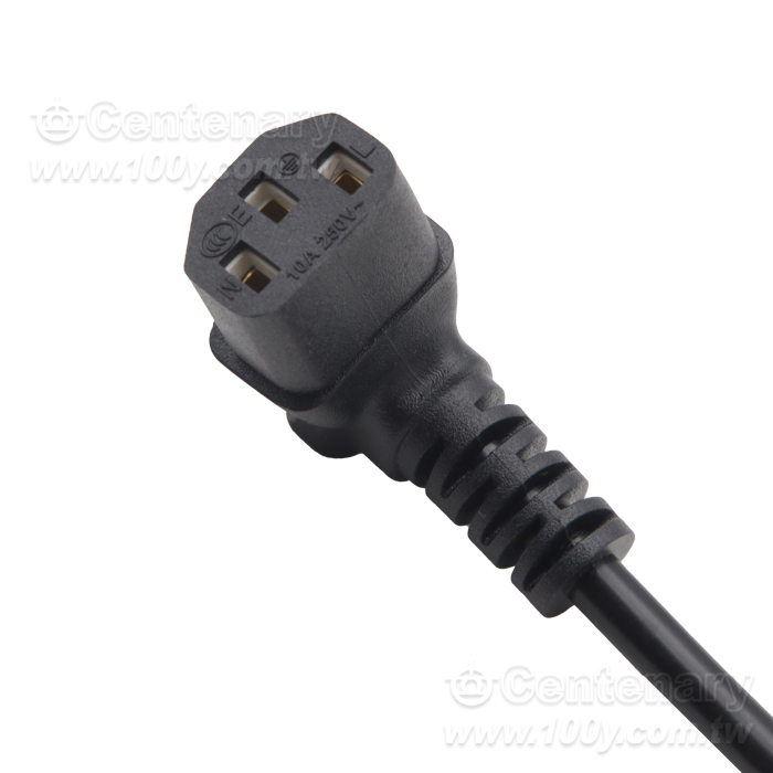 18AWG(0.824mm2) USA Style 3-Conductor Power Cord VED 1.8M - 163037 Product Image