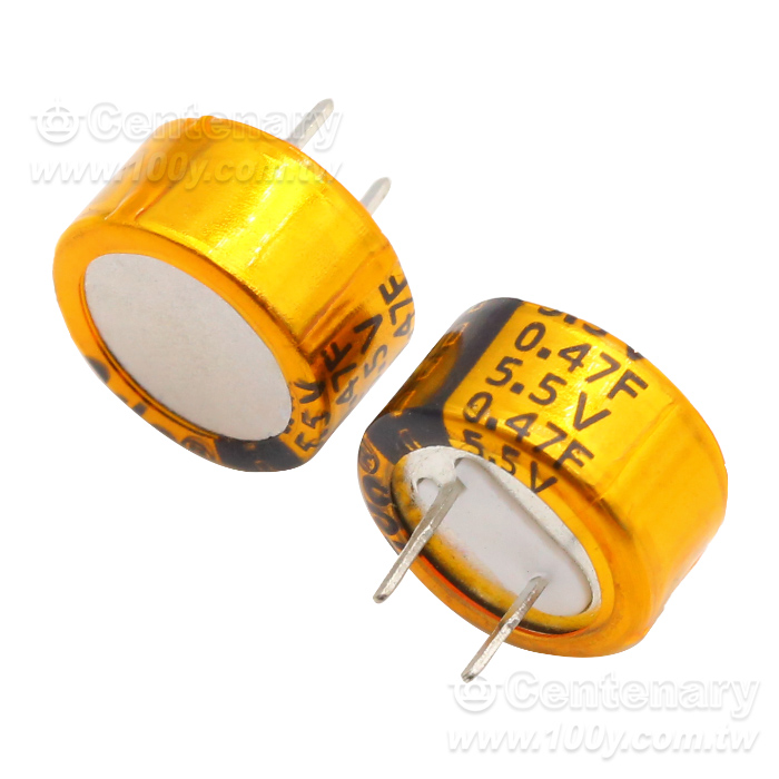 超級法拉電容 0.47F/5.5V 13.5*7.5*5mm C型 - 115671 產品圖片