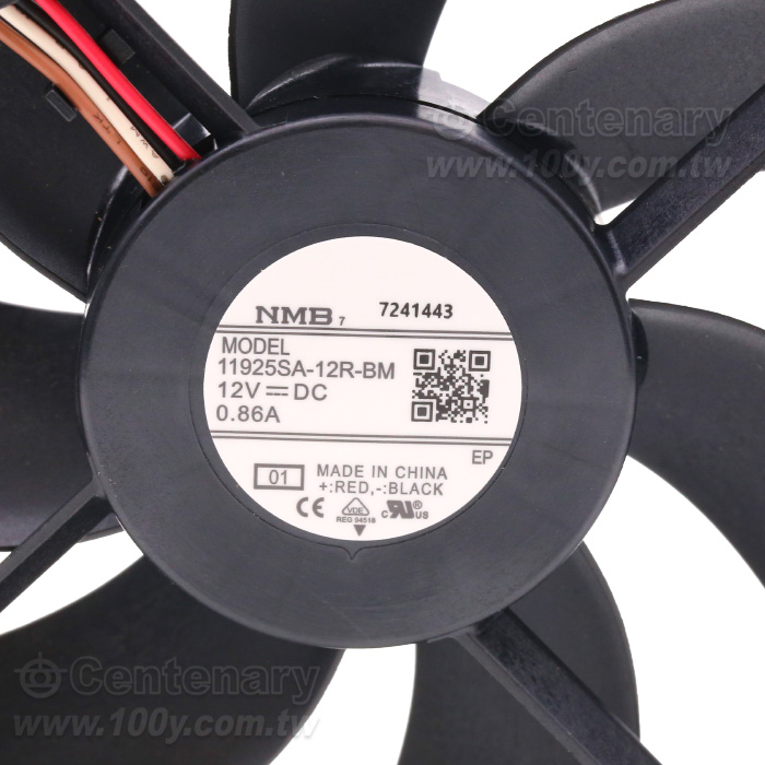 NMB_DC12V 直流风扇 4線 119x119x25mm - 161855 產品圖片