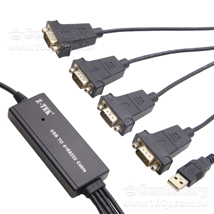 Z-tek Lite USB to RS232 serial port cable PL2303 chip ZE791 cable length 1.5M - 163150 Product Image