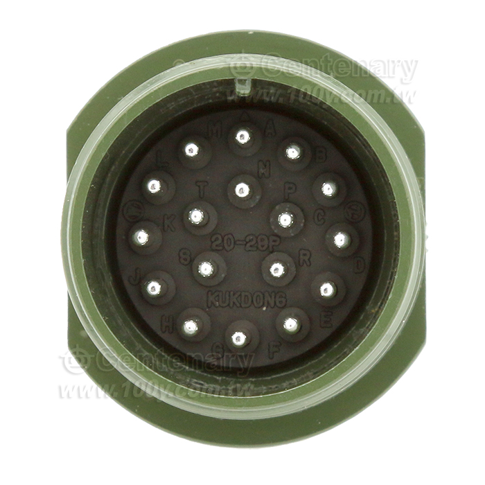 17P公端連線接頭13A~20A 500Vac - 61456 產品圖片
