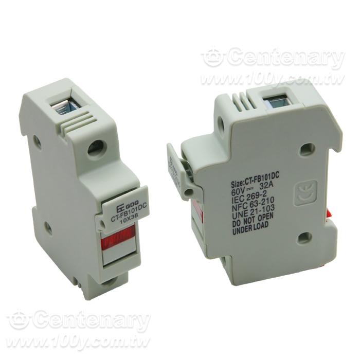 圓柱形熔斷器 保險絲底座DC60V 32A - 163273 產品圖片
