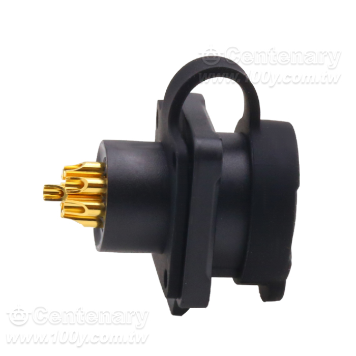 Cnlinko  LP12 Type 8-core Square Female Socket/Multi core power supply Industrial waterproof connectors - 119848 Product Image