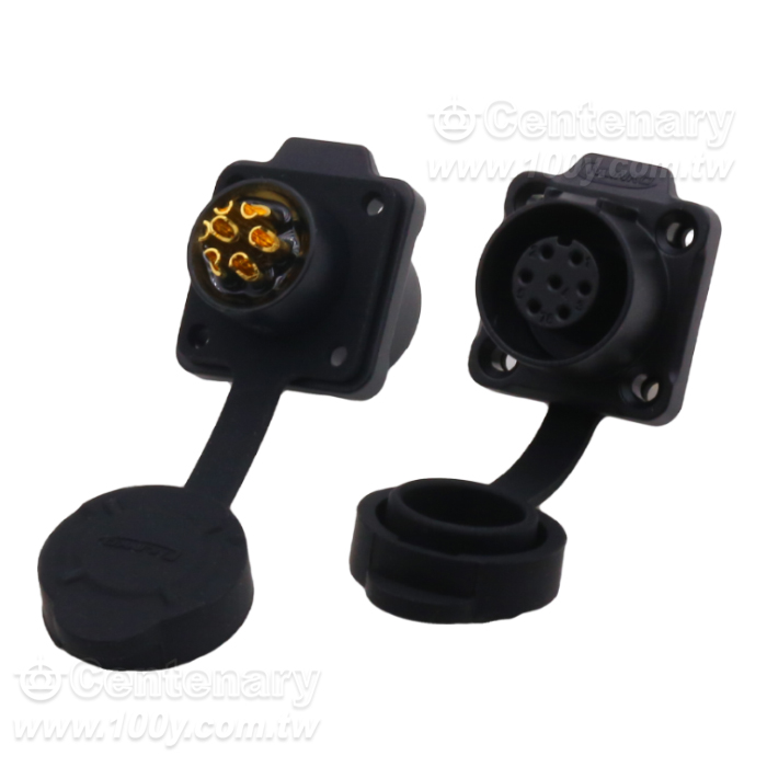 Cnlinko  LP12 type 7cores/Multi core power supply Industrial waterproof connectors - 161311 Product Image