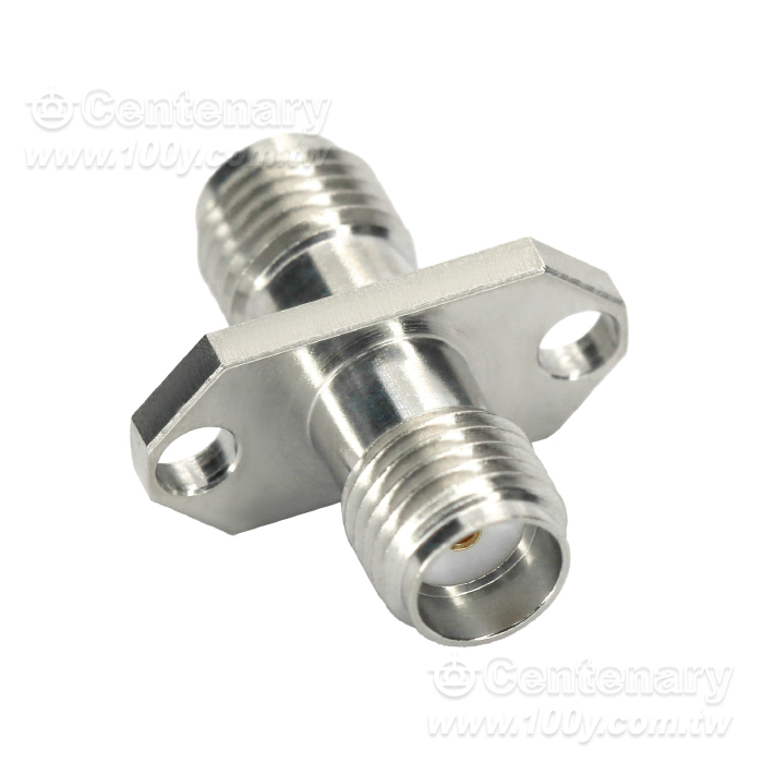 SMA jack to SMA jack 2 hole flange 18GHz VSWR1.2 - 163413 Product Image