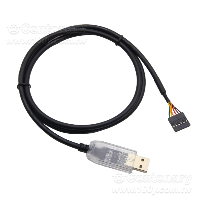 USB轉TTL 6P串口線（FTDI FT232 5V）1米 - 163460 產品圖片