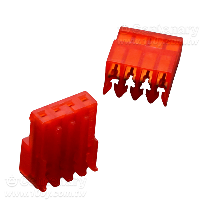 MTA-100   2.54mm Female Socket  4P  22 AWG - 94767 產品圖片