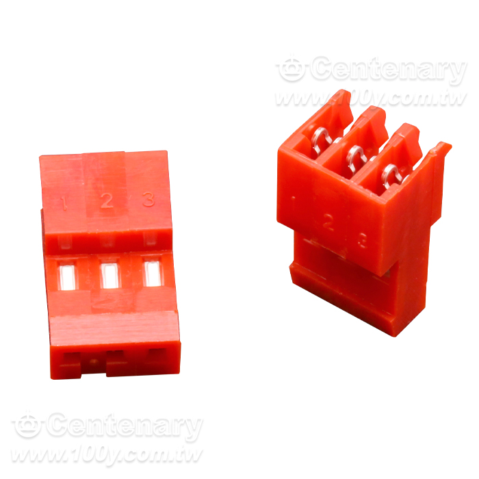 TE_MTA-100  Female Plug  3P  P:2.54mm 22 AWG - 98184 Product Image