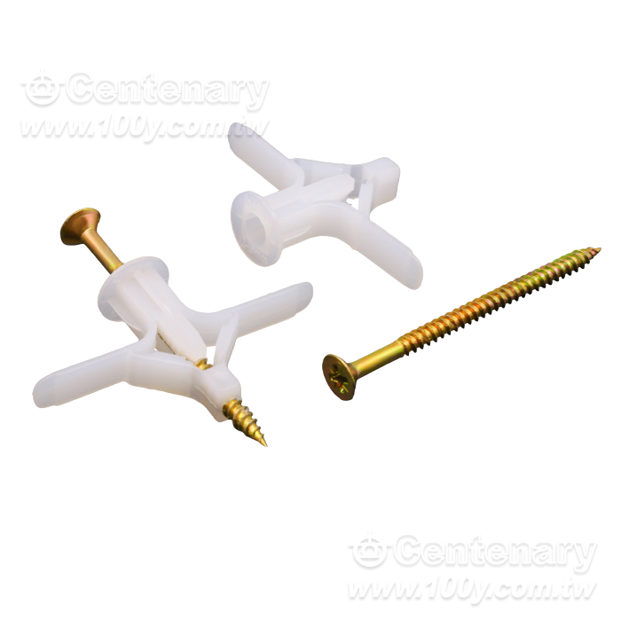 石膏板專用膨脹螺絲-空心磚自攻脹塞膠塞- - 163506 產品圖片