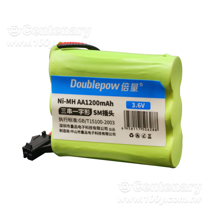 鎳氫電池組 AA5號  三串 3.6V 1200MAH - 163536 產品圖片