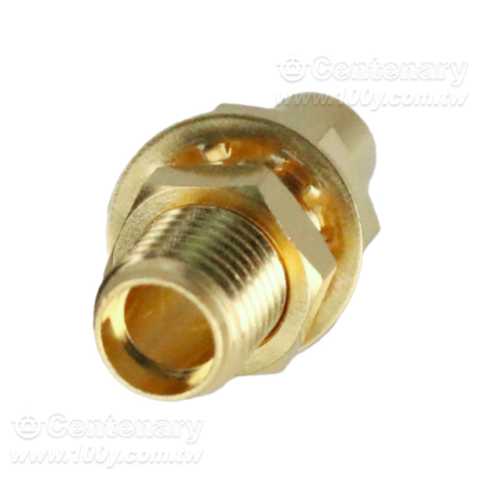 SMA jack solder bulkhead for RG402; 18GHz VSWR1.2 - 163425 Product Image
