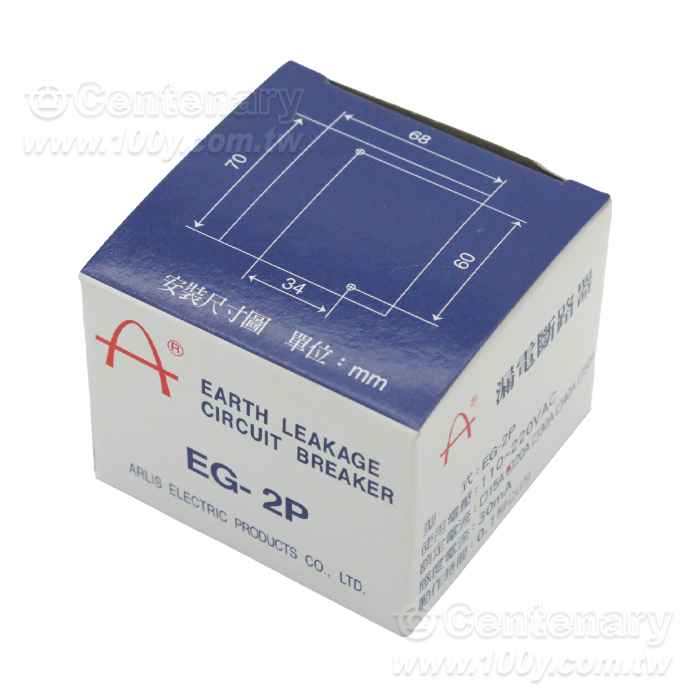 漏電斷路器 2P/20A  - 96148 產品圖片