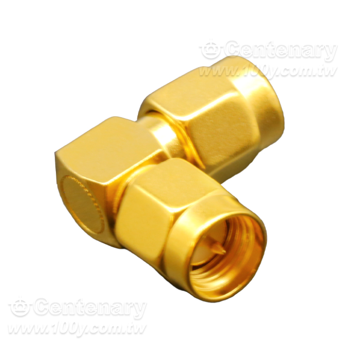 SMA revolution male 90 degree Angle elbow - 163658 Product Image
