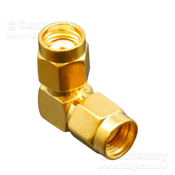 RPSMA-JJWSMA right-angle elbow for internal thread hole to internal thread hole - 163660 Product Image