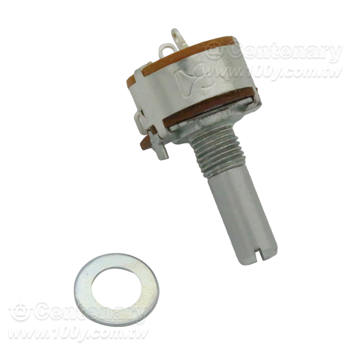 16mm Single Metal Shaft and Plastic Shaft Rotary Variable Resistor-With Switch - 96139 Product Image
