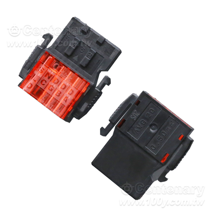 3M 三菱PLC模組插頭CC-Link紅色 20AWG - 161834 產品圖片