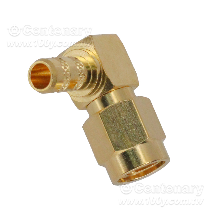 SMA Plug Crimp Right Angle - 96240 產品圖片