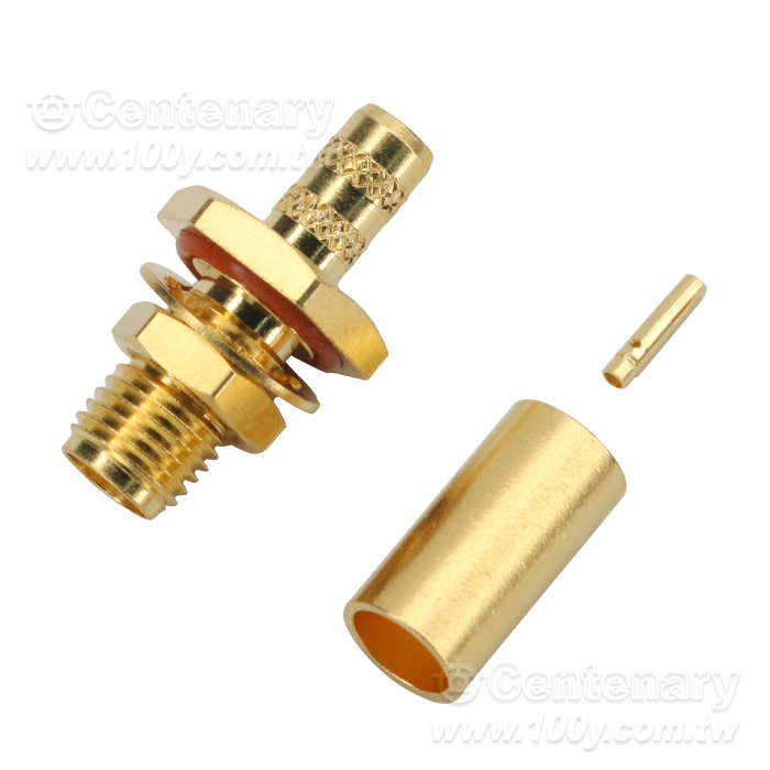 SMA Jack Crimp For Bulkhead - 96241 產品圖片
