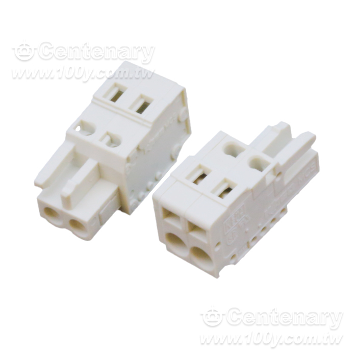 孔型插接線插頭 2P P:5MM - 163710 產品圖片