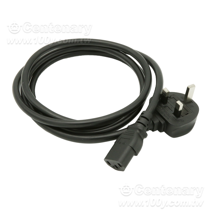 英規電源線 C13  BSI認證 3M 16AWG(3*1.5mm2) 純銅 - 162770 產品圖片