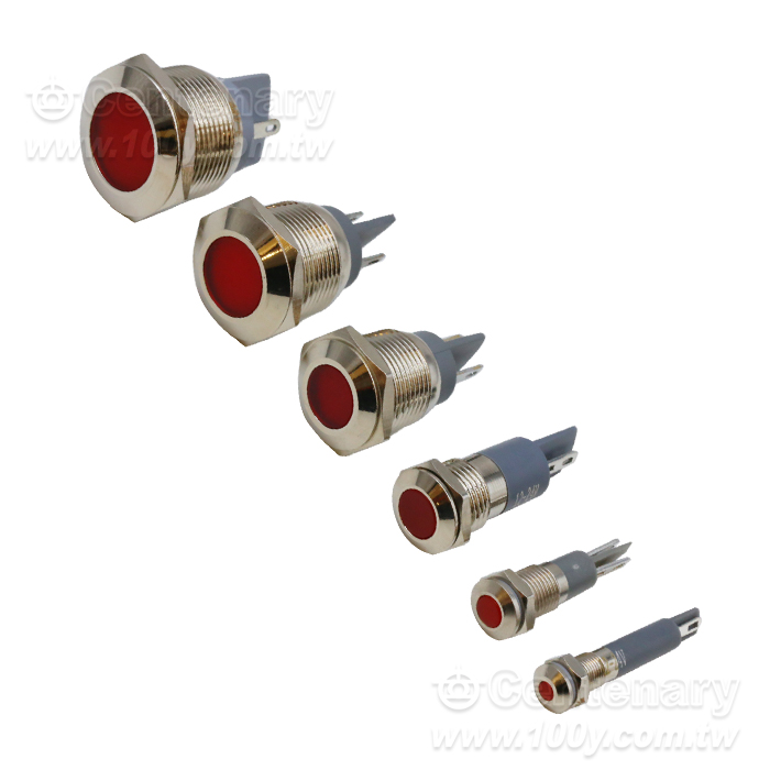 TB16LED-紅-平頭插腳-12-24V - 163738 產品圖片