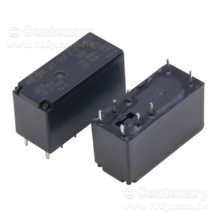 松川 507-2CH-F-C-24VDC  繼電器 八腳 兩開兩閉 - 163832 產品圖片