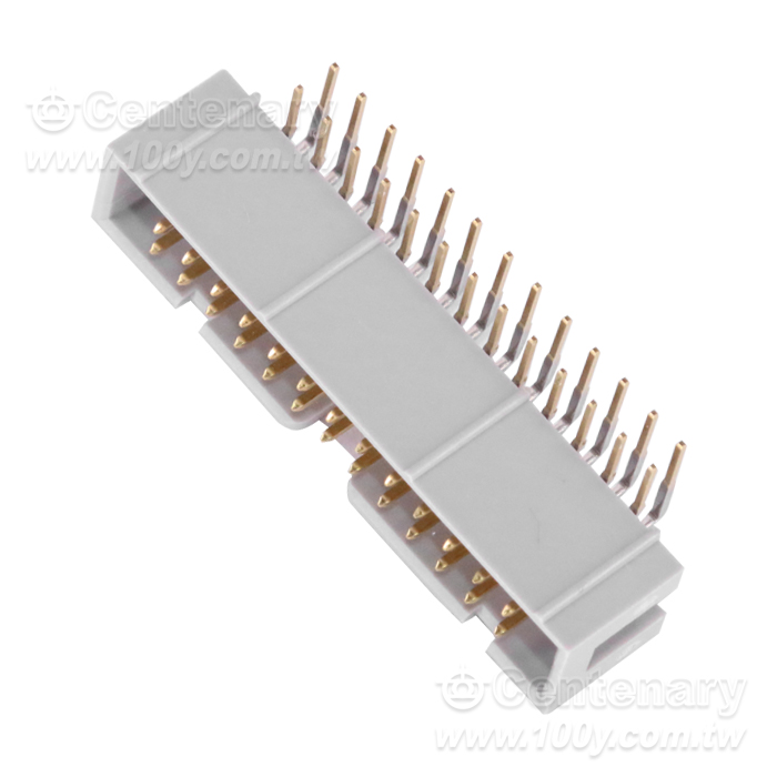 2.54mm 90° Center Low Prolfile Header For IDC Socket - 153582 Product Image