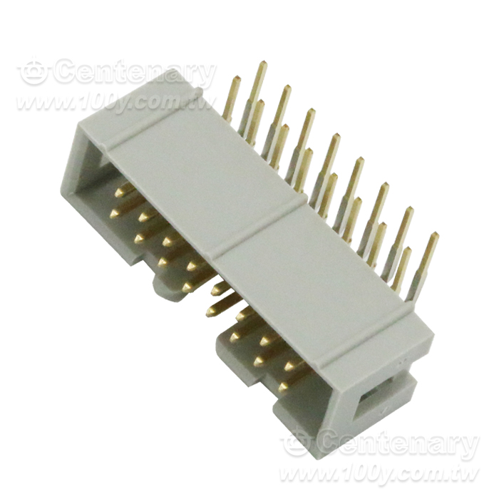 2.54mm 90° Center Low Prolfile Header For IDC Socket - 153590 Product Image