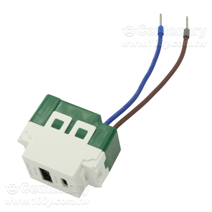 25W USB快充插座 1/3模組-白色(可搭配Panasonic插座面板) - 163728 產品圖片