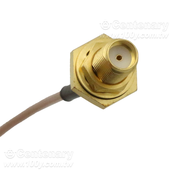 SMA母頭 + MCX公頭 15CM RG178 - 96650 產品圖片