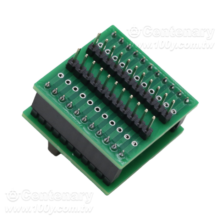 SMD-0.1 Flip-top Kelvin + adapter board - 163988 Product Image