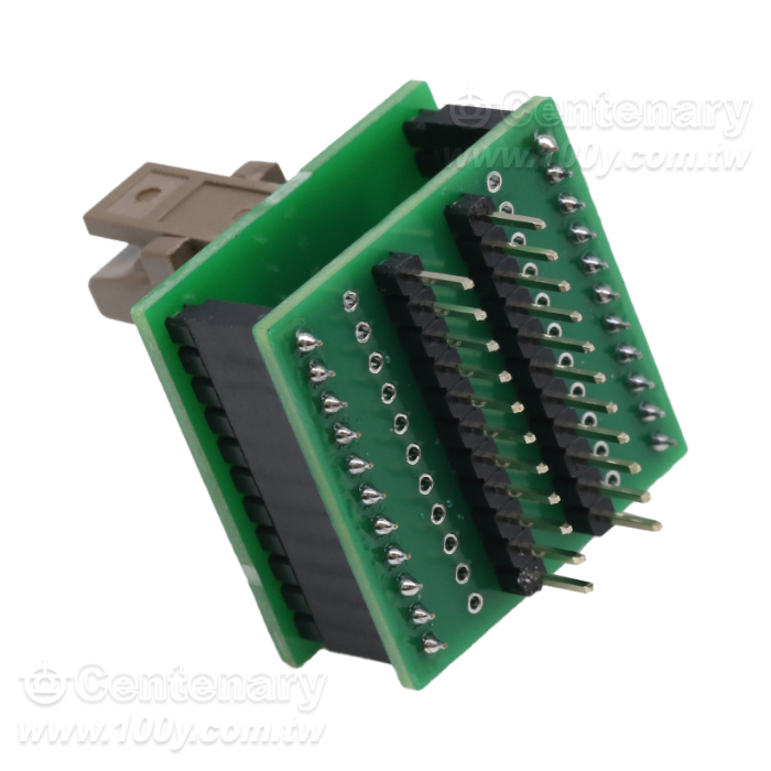 SMD3.2*2.5-4L翻蓋式＋轉接板 - 163996 產品圖片