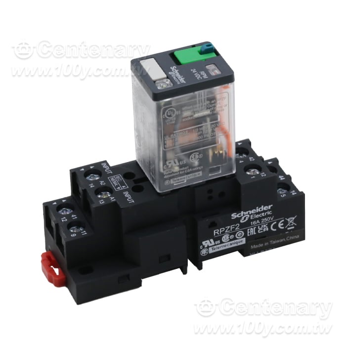 大功率繼電器 DC24V/15A 8腳 2開2閉 - 163946 產品圖片