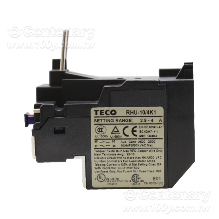 熱超載繼電器 2.9-4A - 164148 產品圖片