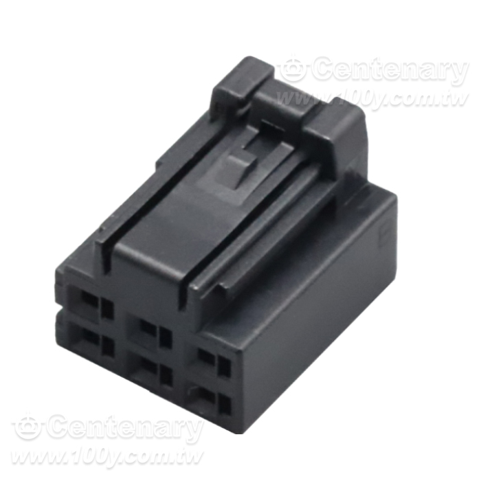 TE _Dynamic D-1000  Female Plug 6P Y KEY - 164190 Product Image