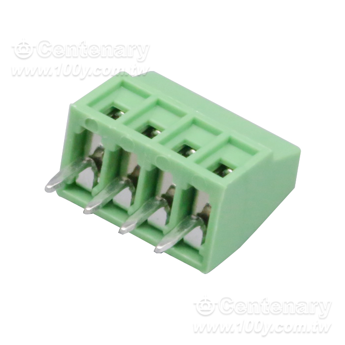 螺釘式PCB接線端子 4P 180° - 164476 產品圖片