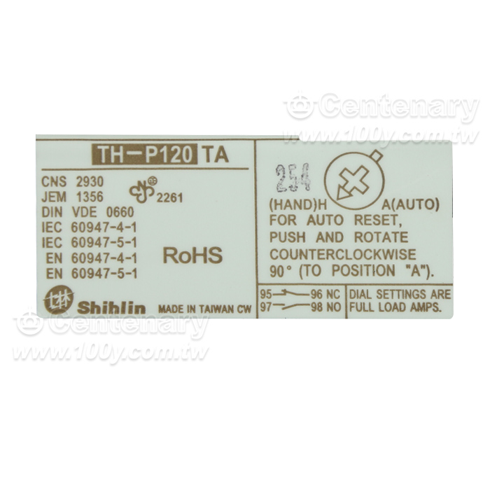 熱動過電流繼電器 130A-100-160A - 97440 產品圖片