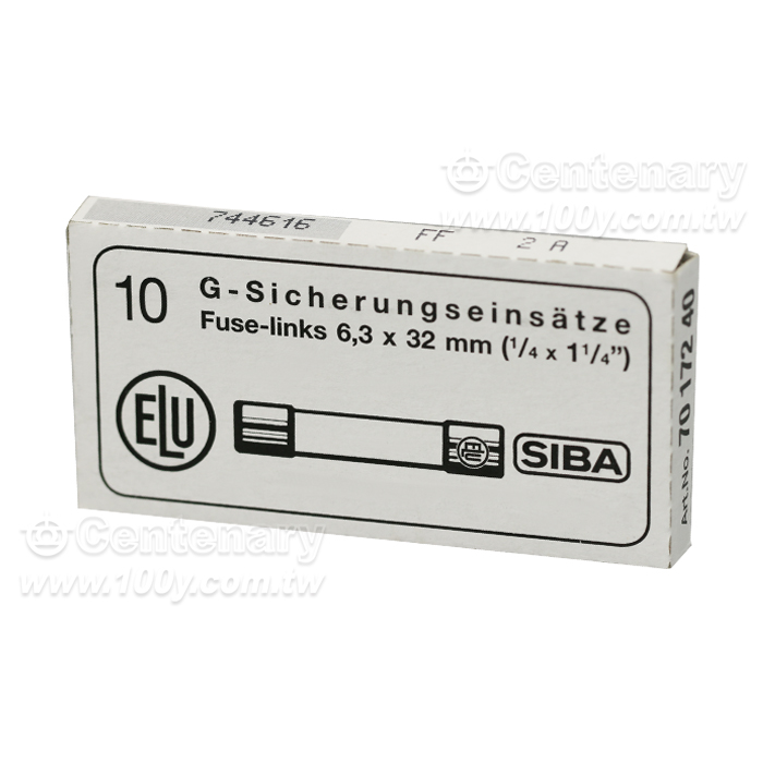 SIBA_aR Cylindrical Fuse–European Standard - 107122 Product Image