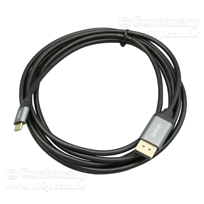 Type-c轉DP線1.4公轉公 支持8K解析度 線長3M - 161304 產品圖片