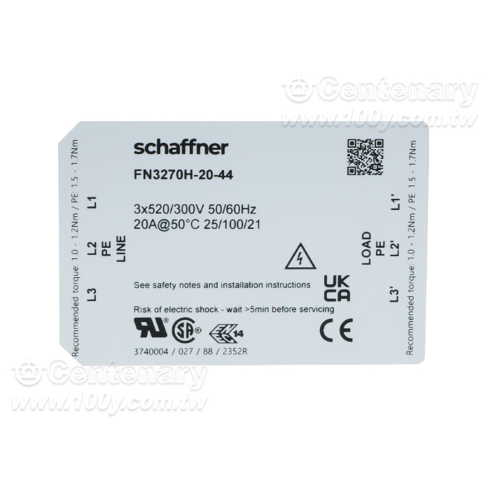 三相EMC/RFI濾波器 - 84879 產品圖片