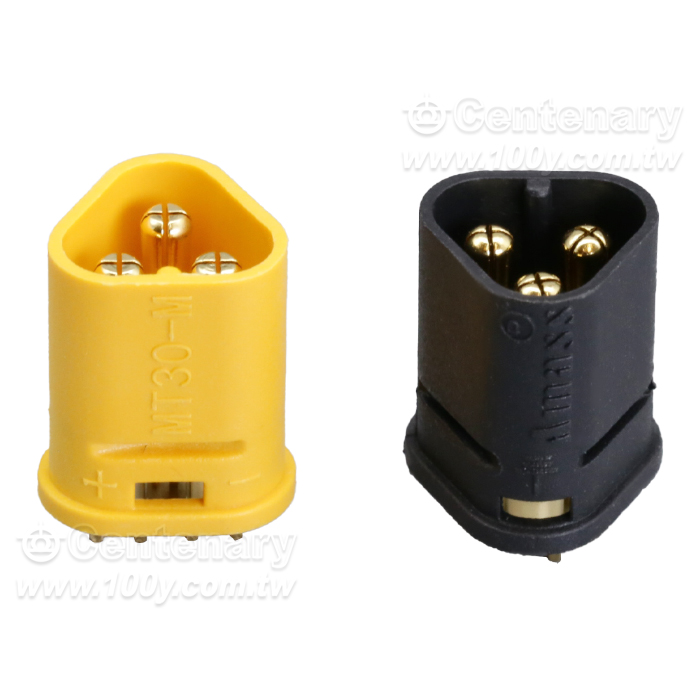 MT30 Small Current Three-Pin Connector - 164904 Product Image