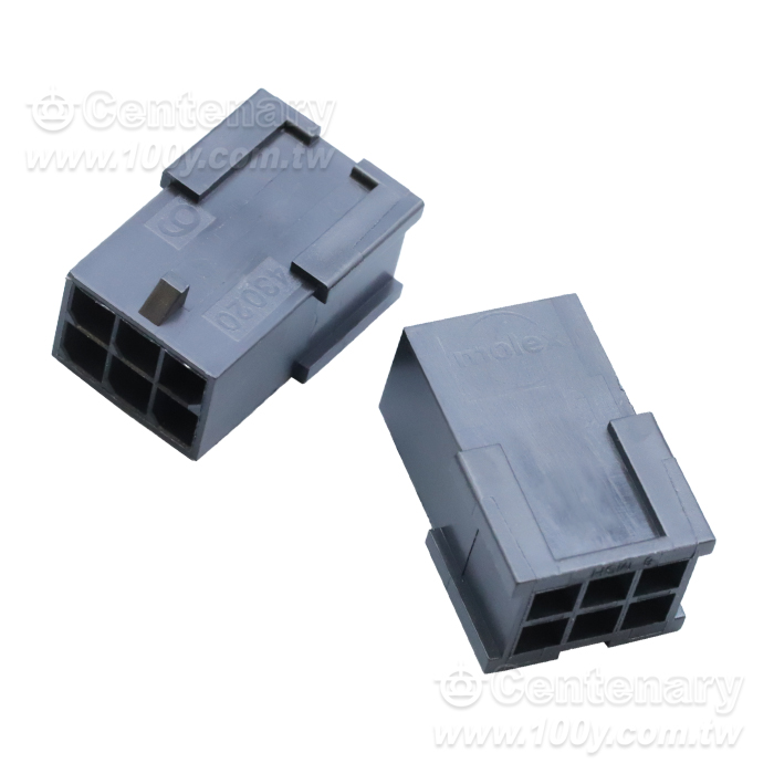 MOLEX Micro-Fit 3.0-- 3.0mm-6P   (公頭) - 164992 產品圖片
