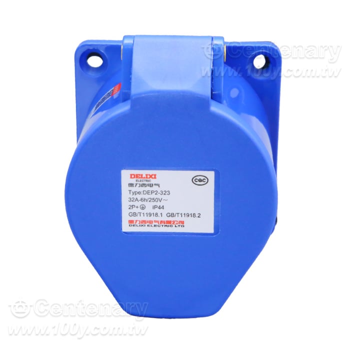 工業插座連接器-3芯32A/250V防水防塵IP44級 暗裝 - 164995 產品圖片