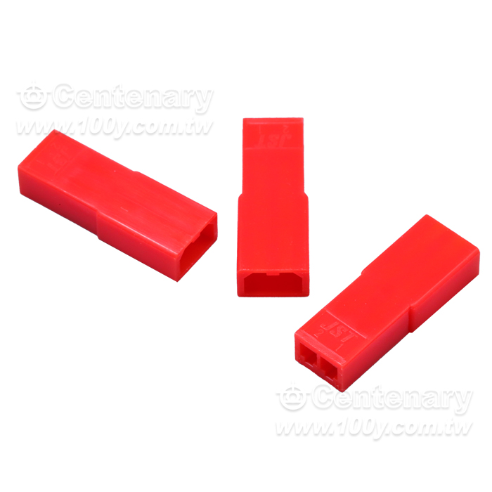 RCY系列 P2.5mm 母頭 2P 紅色 - 165080 產品圖片