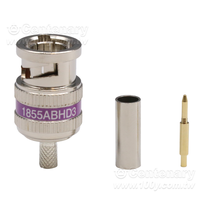 6 GHz Mini RG59 BNC Connector - 165100 產品圖片