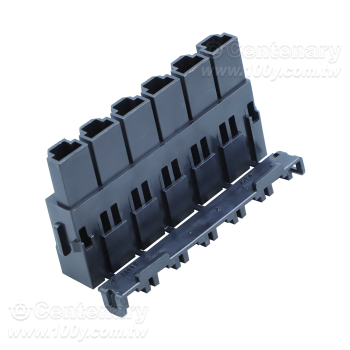 10mm Pitch Mini-Fit Sr. Receptacle Housing, Single Row, 2Circuits - 107347 Product Image