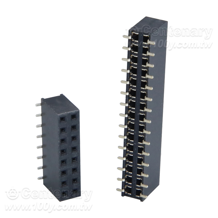 SMD 2*15雙排母座 P:2.54mm - 165071 產品圖片