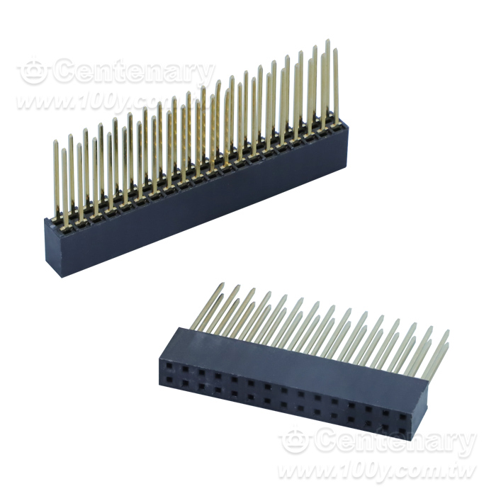 2.54mm Female Header Receptacles-Single Row  (針長:14.5mm) - 165238 Product Image
