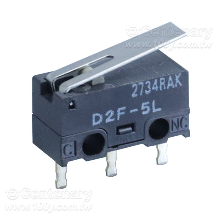 小型微動開關 5A/250V 1.47 N - 165289 產品圖片